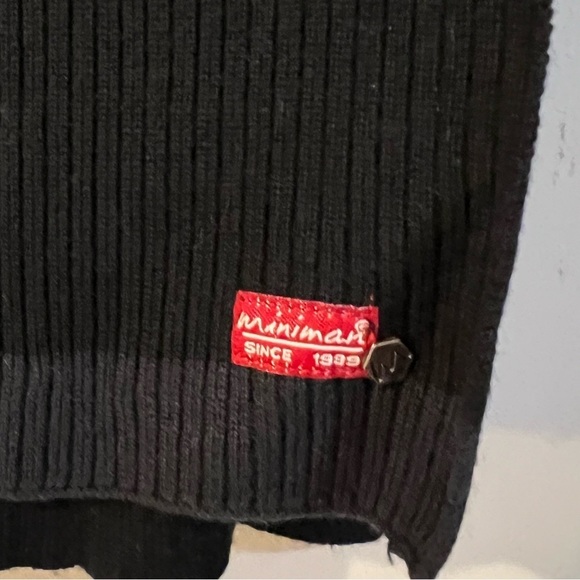 Miniman Boys Scarf Cotton Black Red Grey - Picture 7 of 7